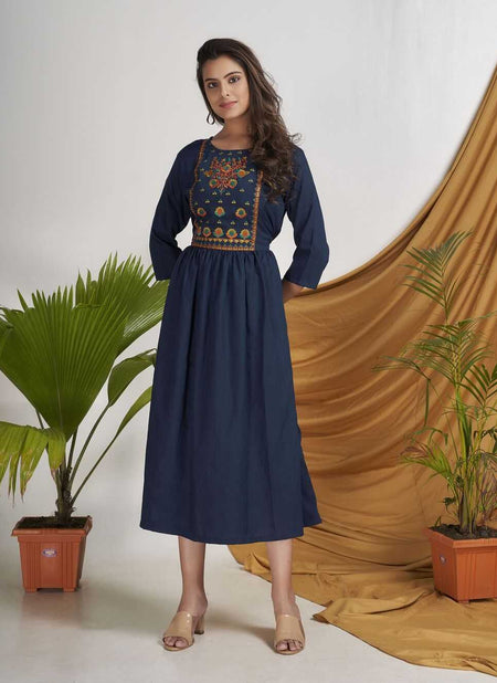 Shahar Roman 3-Piece Embroidered Kurta Set with Bottom & Dupatta