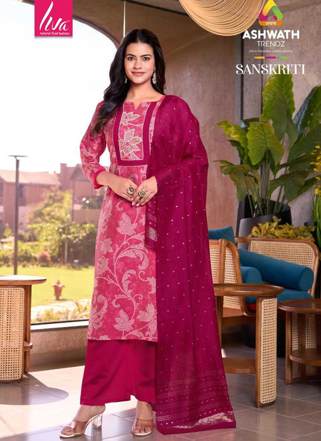 Shahar Roman 3-Piece Embroidered Kurta Set with Bottom & Dupatta